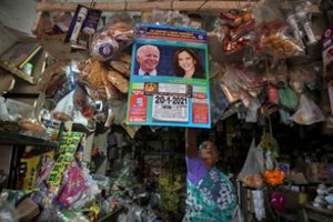 Indijos kaimas džiūgauja dėl prisaikdinamos JAV išrinktosios viceprezidentės K. Harris