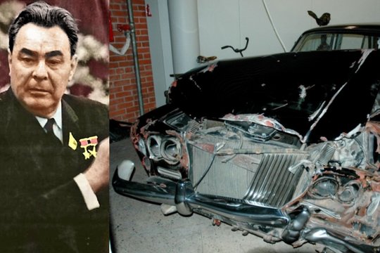 L. Brežnevas vairavo lyg paklaikęs: iš „Rolls-Royce“ liko metalo laužas