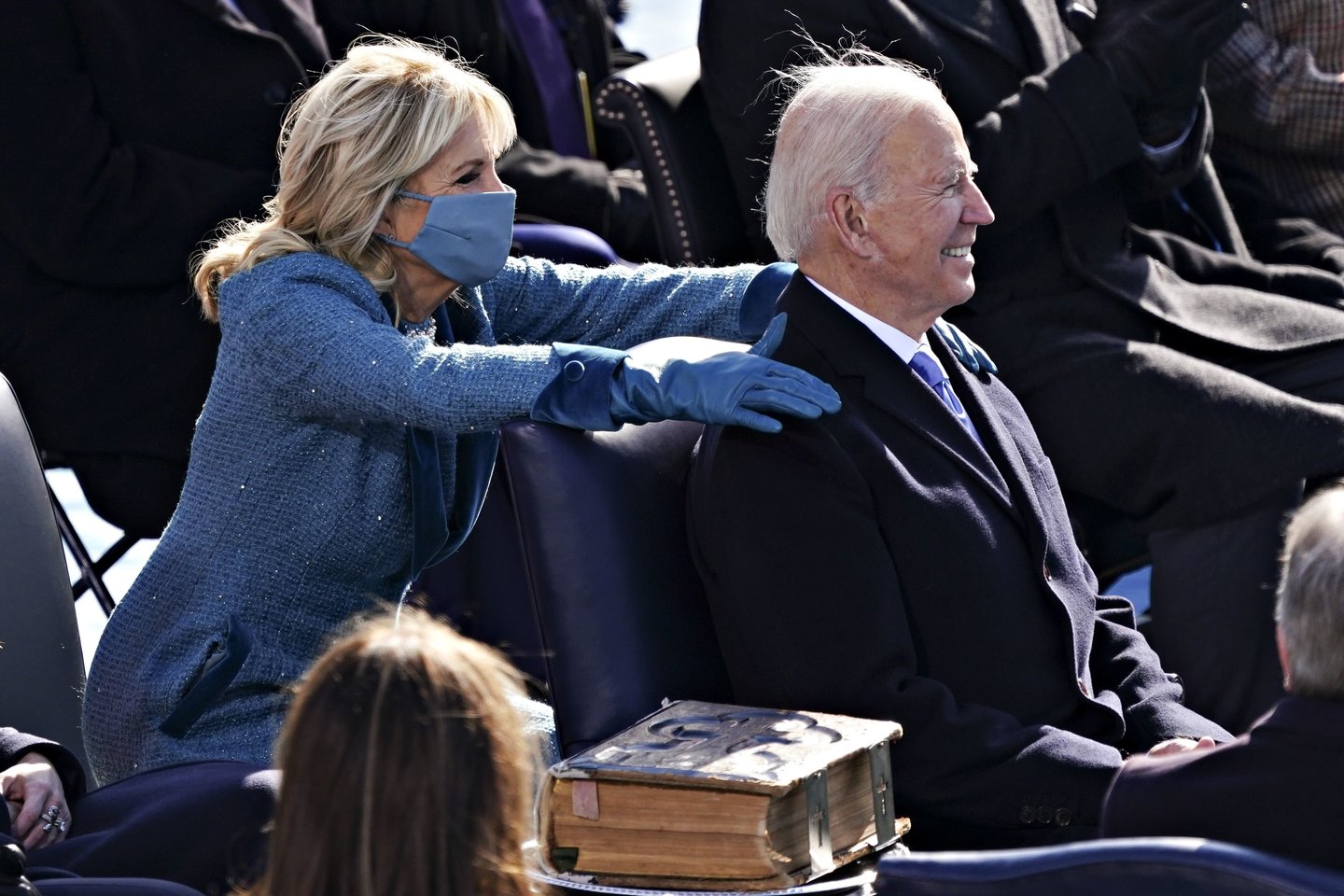 J.Bideno inauguracijos akimirkos.<br>AFP/Scanpix nuotr.