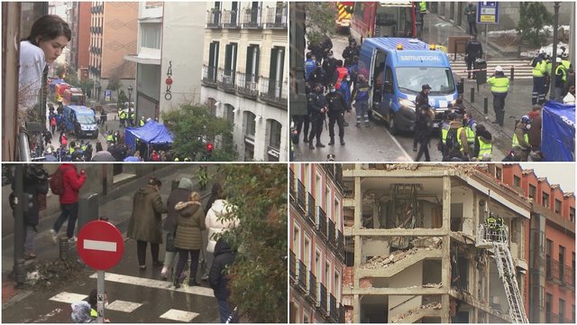 Sprogus pastatui Madride mirė mažiausiai trys žmonės, šeši sužeisti
