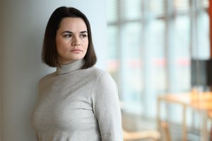 Baltarusių opozicijos lyderė ragina plėsti sankcijas Minsko režimui