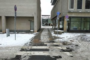 Savivalė – po valdžios langais: vairuotojai ramiu veidu išrovė du apsauginius stulpus