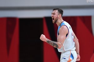 D. Motiejūnas po krepšiu buvo žvėris, tačiau ir vėl tragiškai metė baudų metimus