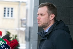 G. Landsbergis su NATO vadovu aptarė Baltijos šalių saugumo klausimus