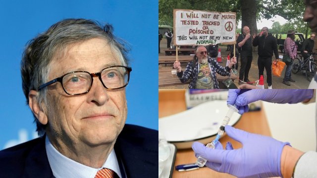 B. Gatesas šokiruotas: apie jį per pandemiją pradėjo sklisti daug sąmokslo teorijų