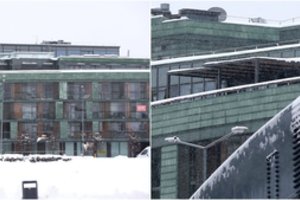 Sugalvojo ir padarė: per savaitgalį virš savo buto pačiame sostinės centre iškėlė stoginę