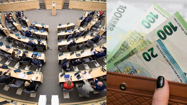 Per 130 Seimo narių kreipėsi dėl prieš kelis mėnesius įdarbintų padėjėjų ir patarėjų atlygio didinimo 