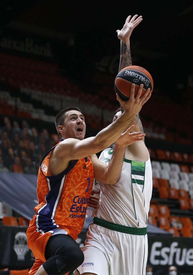 „Žalgiris“ palaužė „Valencia“.<br>Valencia Basket/Miguelio Angelo Polo nuotr.