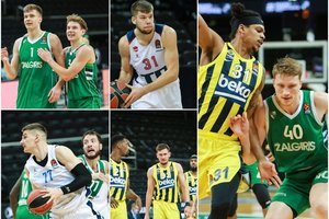 Eurolygos lietuviai: M. Grigonio kalneliai, šaltakraujis R. Jokubaitis ir „Baskonia“ keistenybės