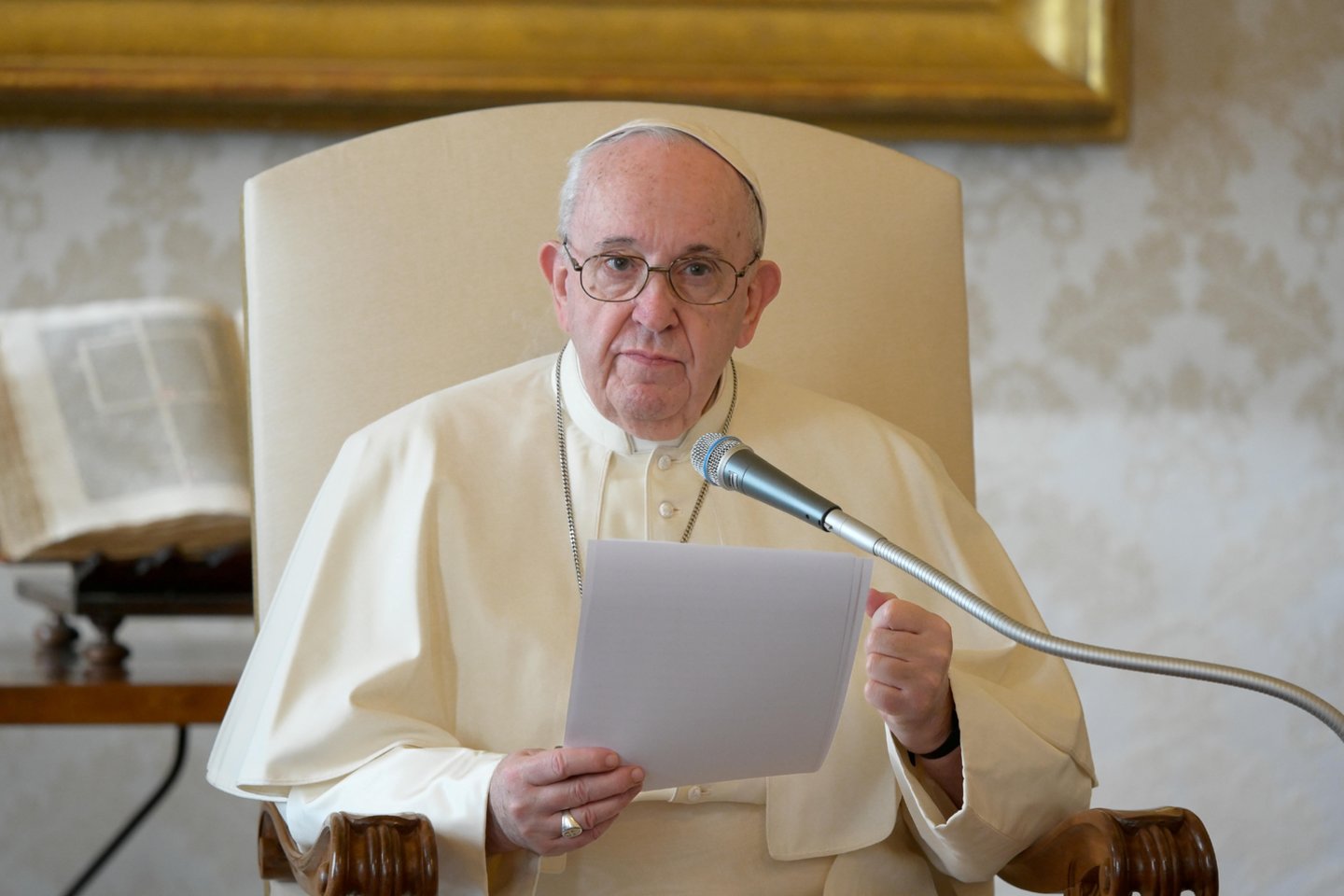  Popiežius Pranciškus.<br>Reuters/Scanpix nuotr.
