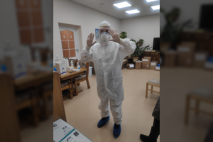 Savanoriavusio studento neišgąsdino net ir patys nemaloniausi darbai