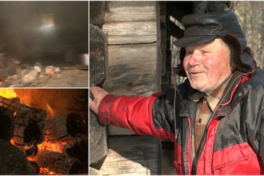 Musteikos kaimo gyventojai parodė unikalią pirtį: vadina ją šimtamete 