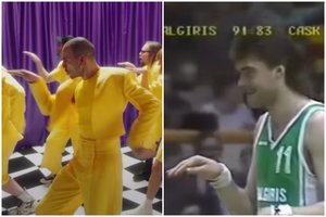 „Žalgirio“ legendos paaiškino, ką reiškia iš A. Sabonio „The Roop“ grupės pasiskolintas „ančiuko“ šokis