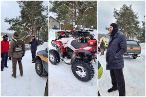 Per reidą miškuose su keturračiu įkliuvo L. Kleiza: užfiksavo ne vieną pažeidimą