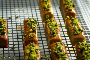 Pistacijų keksiukai pradžiugins visus smaližius