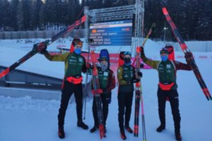 Europos biatlono čempionate lietuvaičiams iki medalių pritrūko mažiau nei 10 sek.