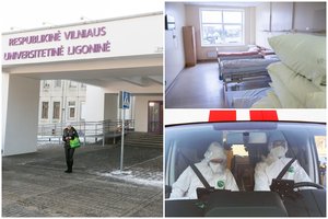 Pratrūko myriop pasiųsto vyro giminaičiai: laisvos ligoninės lovos neatrado visame Vilniuje