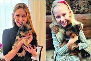 4 mėn. Jorkšyro terjero kalytės tikslas – prisijaukinti S. Daukšaitę-Petrulėnę