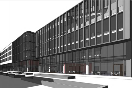 Legendinio prekybos centro vietoje kils triskart didesnis pastatas