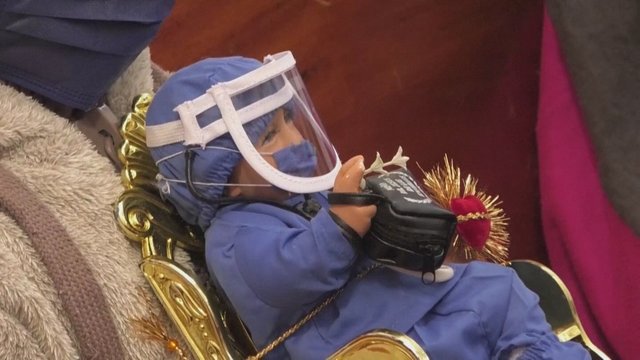 Meksika šventė religinę šventę: nuo koronaviruso saugosi net ir šventųjų statulos
