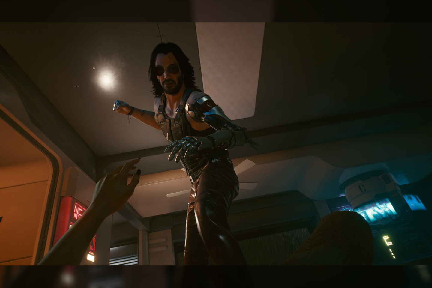  Vieną vaidmenį žaidime „Cyberpunk 2077“ atlieka ir dešimtojo dešimtmečio kiberpanko filmų žvaigdžė Keanu Reevesas.