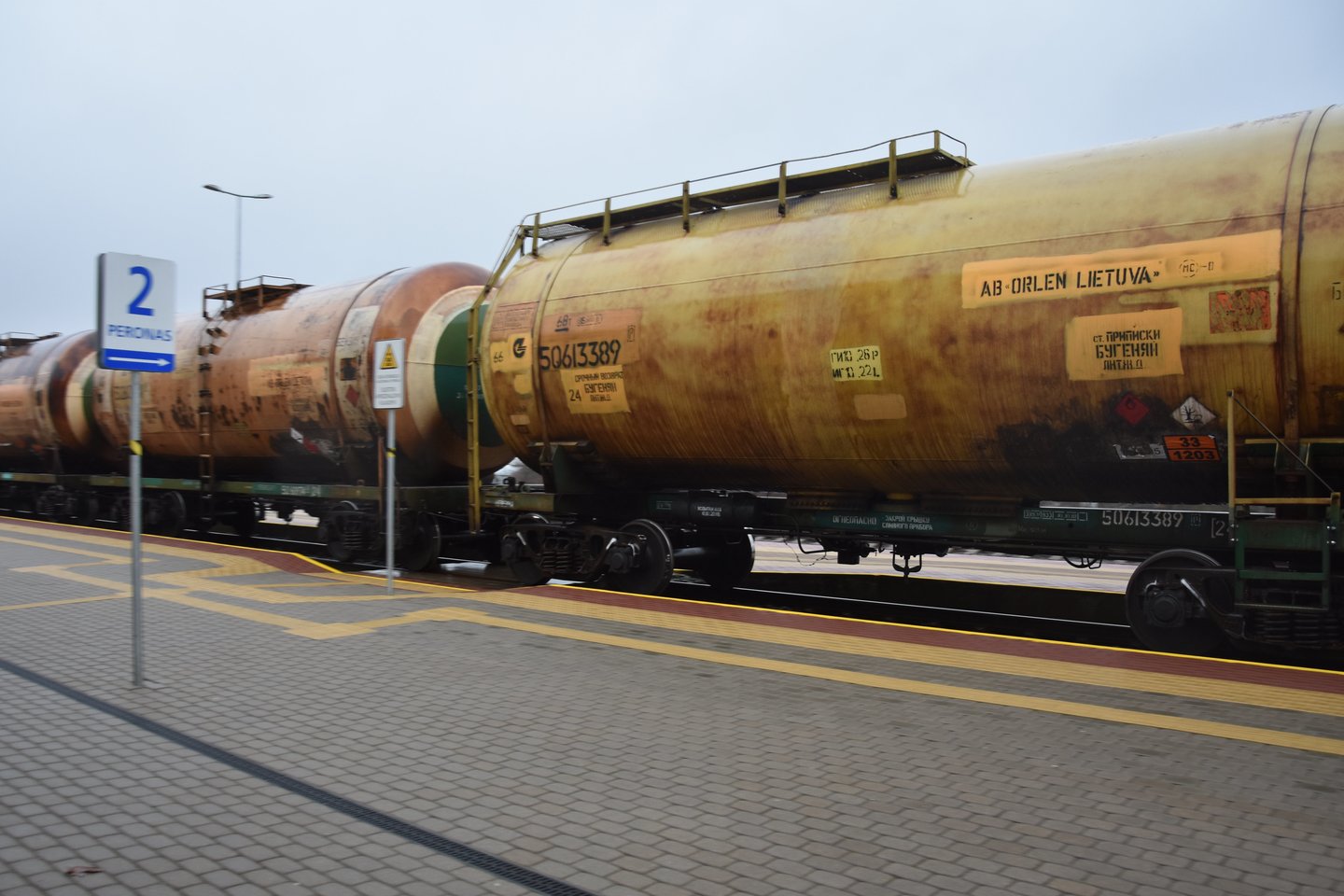 Pagrindinis KN krovinių srautas yra „Orlen Lietuva“ naftos produktai.<br> A.Srėbalienės nuotr.