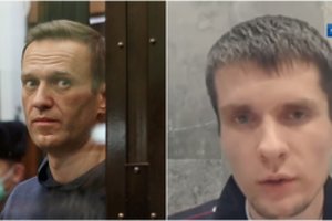 Sveikas protas dar egzistuoja ir policijoje: pareigūnas atsistatydino po farsu pavadinto A. Navalno teismo