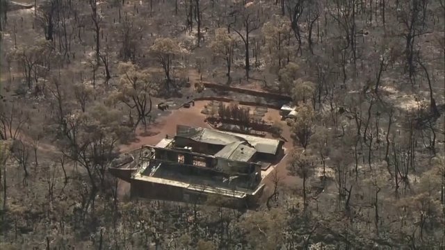 Dalį Australijos ir toliau siaubia nevaldomi krūmynų gaisrai: ugnis prarijo mažiausiai 86 namus