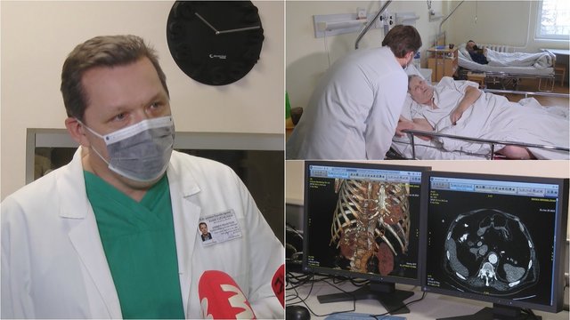 Panevėžyje atlikta unikali operacija: neatvėrus krūtinės rekonstruota didžiausia žmogaus kraujagyslė