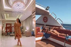 Indrė Burlinskaitė su sužadėtiniu nepriekaištingą įdegį rodė ten, kur nereikia kaukių