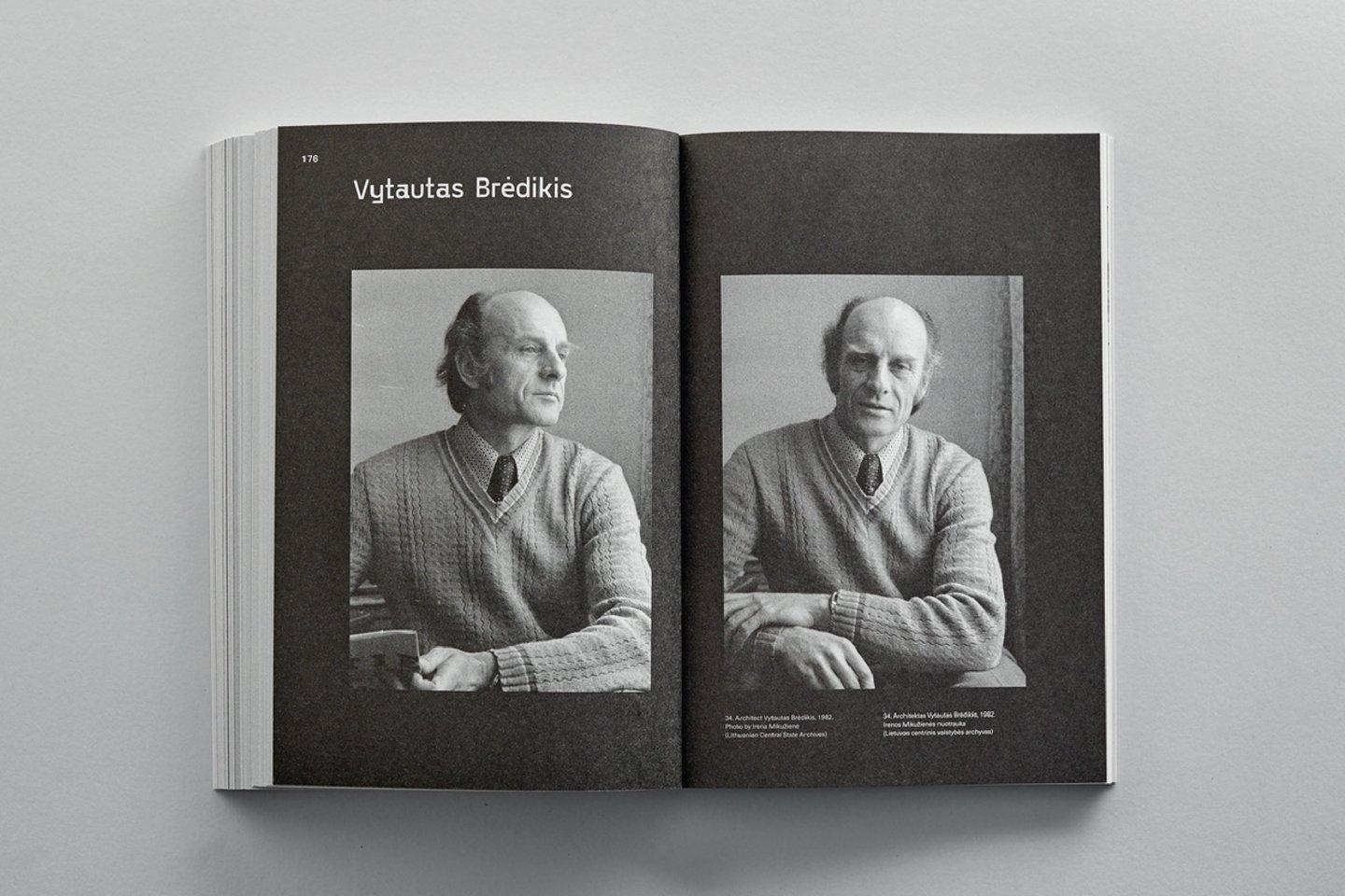 Knygos „Lietuvos architektai pasakoja apie sovietmetį: 1992 m. įrašai“ atvarte – architektas V.Brėdikis. Išleido leidykla „Lapas“.<br>  R.Daškevičiaus nuotr.