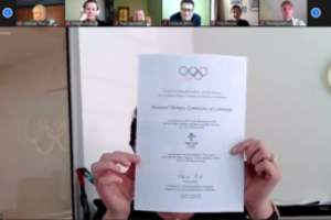 Lietuva gavo kvietimą dalyvauti 2022 metų žiemos olimpiadoje
