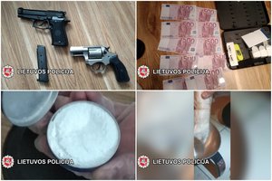 Ne kartą teistas klaipėdietis vėl sulaikytas už disponavimą narkotikais ir šaudmenimis