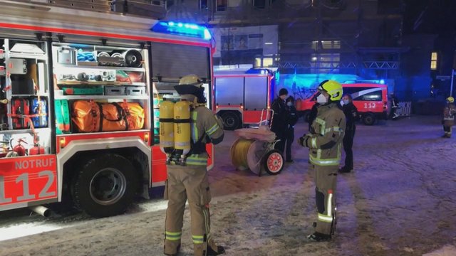 Berlyne migrantų centre kilo gaisras: įvykio vietoje dirbo per 70 ugniagesių