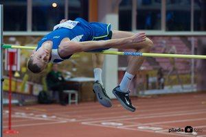 Šuolininkui į aukštį Adrijui Glebauskui iki Lietuvos rekordo pritrūko vos centimetro