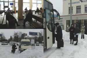 Keleiviai priemiestinių autobusų laukia po 8 val.: keikia, kad taip elgtis nežmogiška