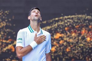 N. Džokovičiaus prakaitas „Australian Open“: kova truko netikėtai ilgai