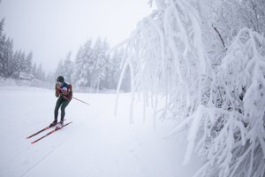 Pasaulio čempionatą Lietuvos biatlonininkai pradėjo 17 vieta mišrių estafečių varžybose