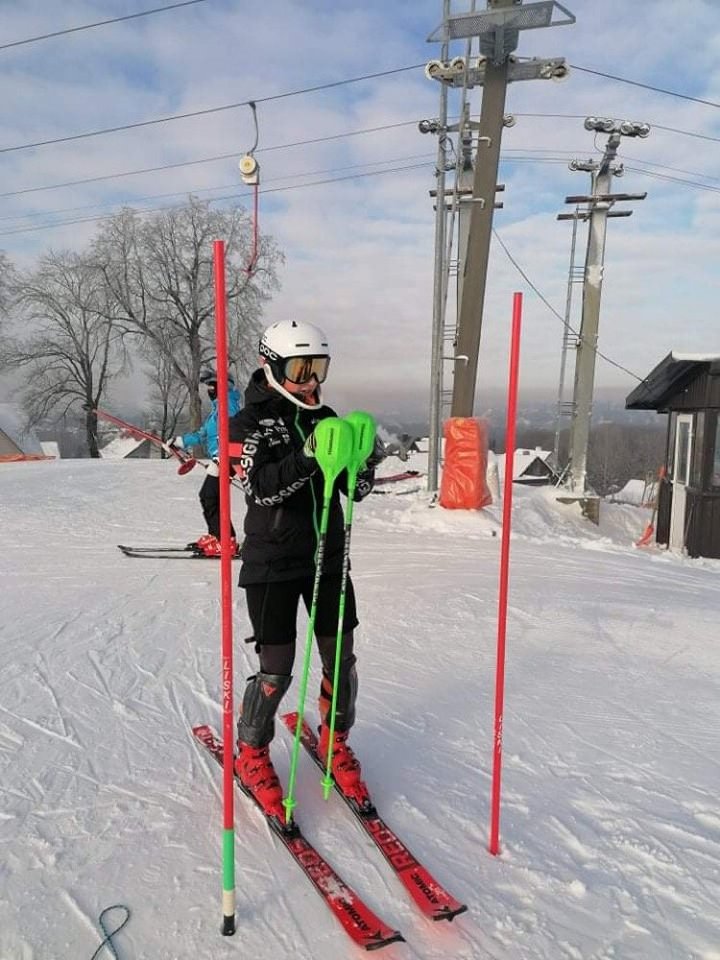  Gabija Šinkūnaitė rengiasi savo pirmajam pasaulio kalnų slidinėjimo čempionatui<br> J.Šinkūnienės nuotr.