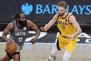 D. Sabonis „Pacers“ neišgelbėjo – Indianapolio klubas nuskendo nuo žvaigždėto „Nets“