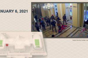 D. Trumpo apkaltos teisme – sukrečiantys riaušių Kapitolijuje vaizdai