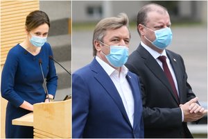 R. Karbauskio paskelbtą šešėlinę Vyriausybę vertinusi V. Čmilytė-Nielsen pasigedo S. Skvernelio: pirštu dūrė į partijos sveikatą