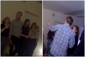 Vilniaus policija nutraukė audringą vakarėlį – baudos skirtos 32 studentams iš užsienio