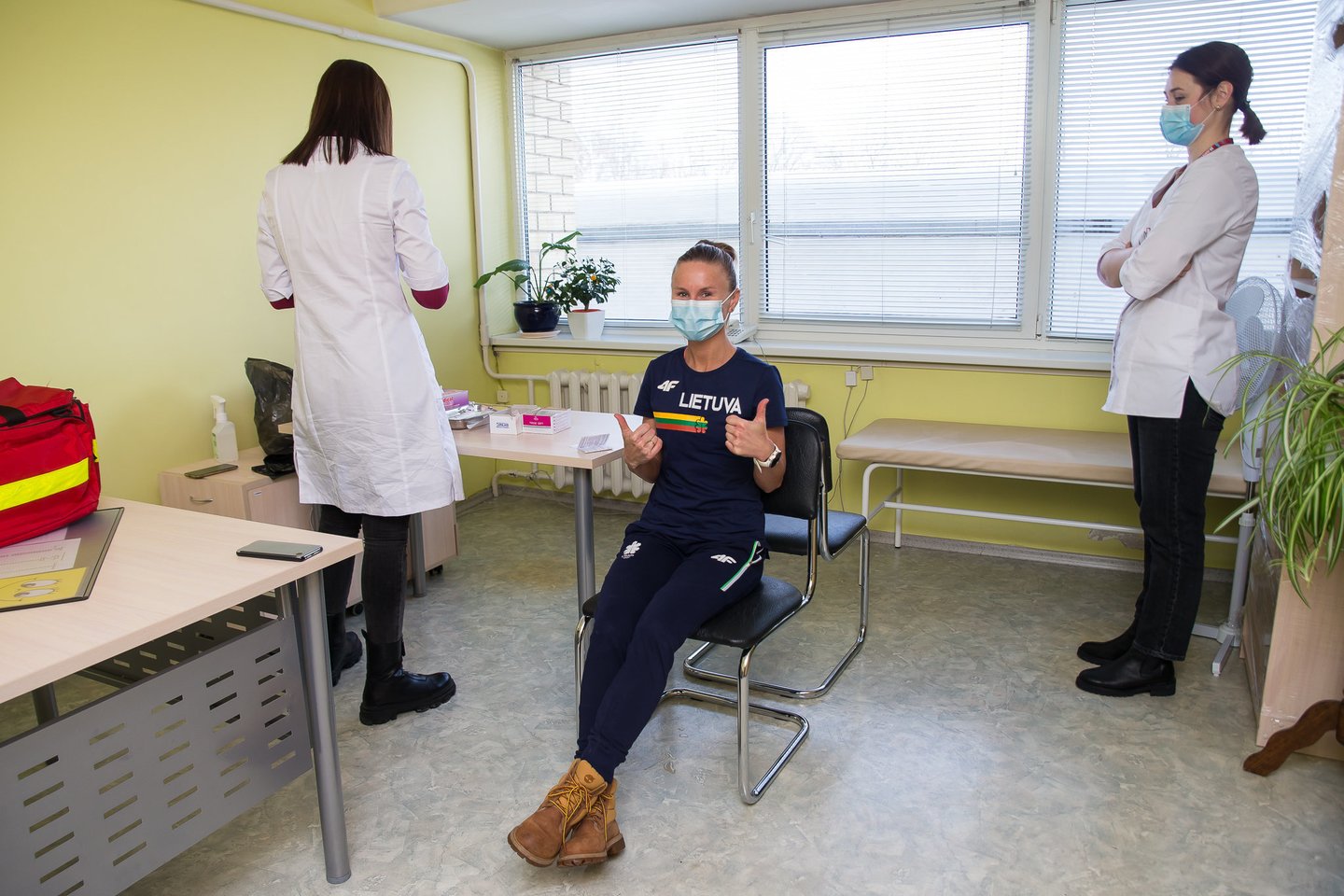 Ketvirtadienį baigtas pirmas sportininkų skiepijimo nuo COVID-19 etapas.<br>ltok.lt nuotr.