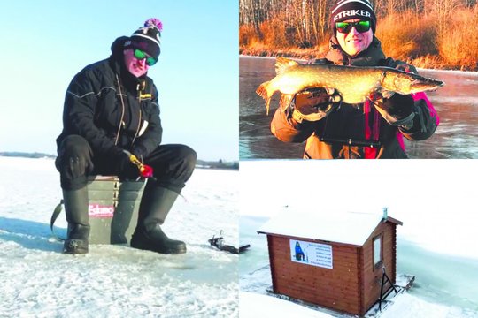 Aistringas žvejas negali patikėti vaizdu ant užšalusių vandens telkinių: to dar nėra matęs