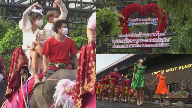 Valentino diena Tailande minima vestuvėmis: kasmet susituokia šimtas porų, bet šiemet pandemija skaičių sumažino