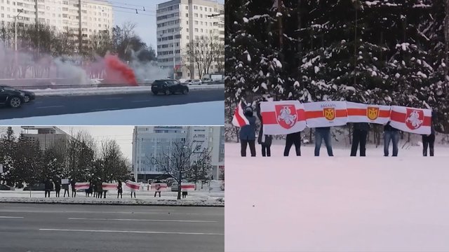 Baltarusijoje tęsiasi protestai: koncerto metu sulaikyta 70 žmonių
