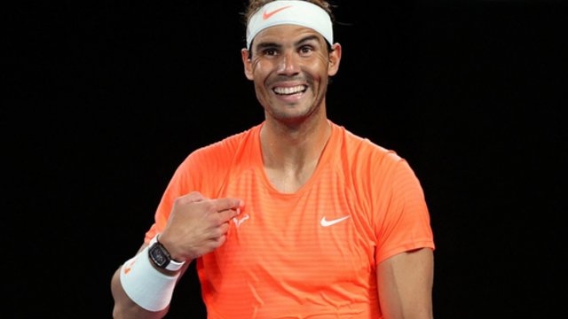 „Australian Open“ kortuose R. Nadalis – nesustabdomas: be vargo įveikė italą F. Fognini