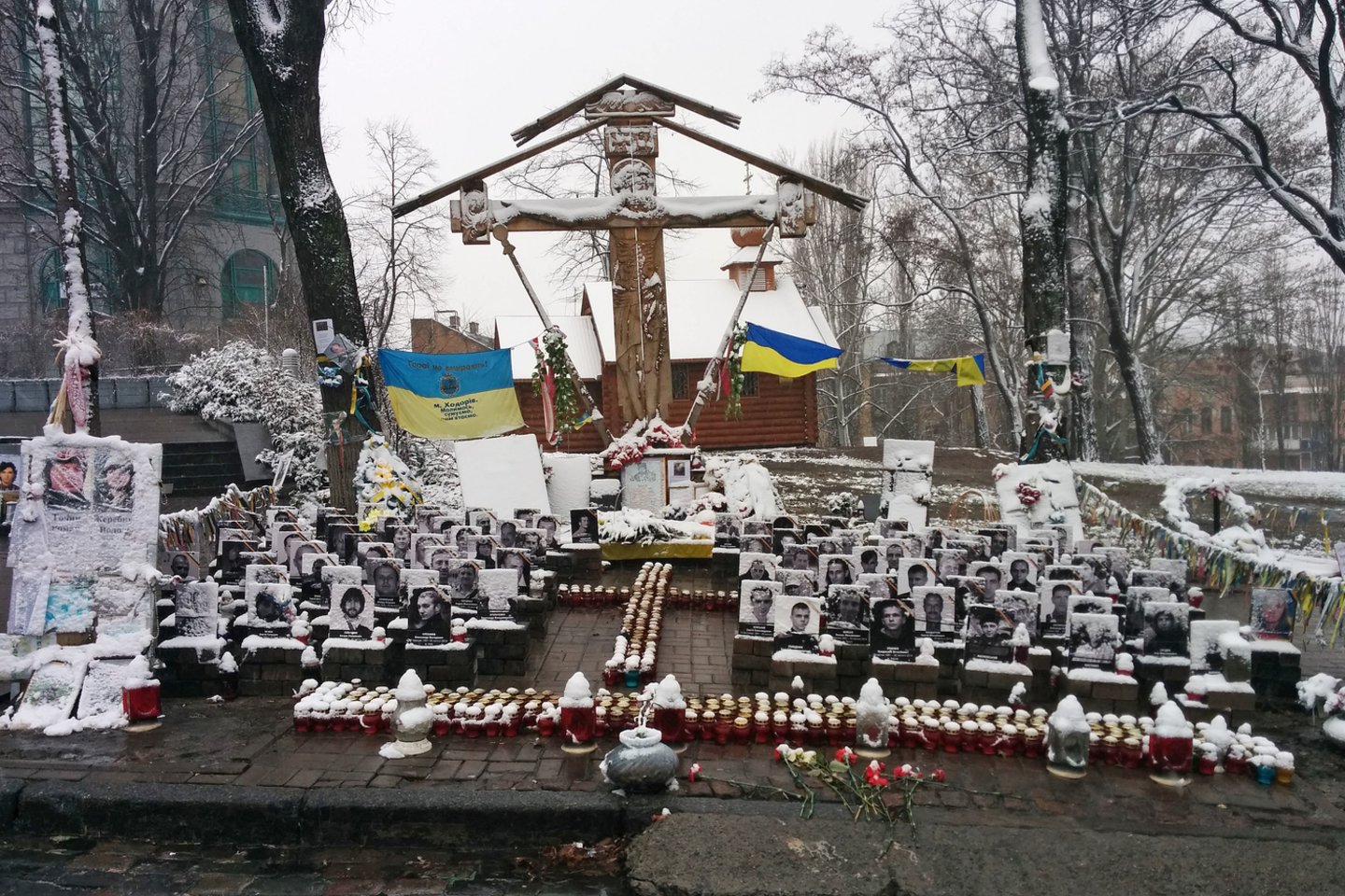 2014 m. Maidano revoliucija Ukrainoje perėjo į lemiamą etapą – Kijevo gatvėse prasidėjus susišaudymams naktį žuvo 25 žmonės.<br>A.Vaitkevičiaus nuotr.