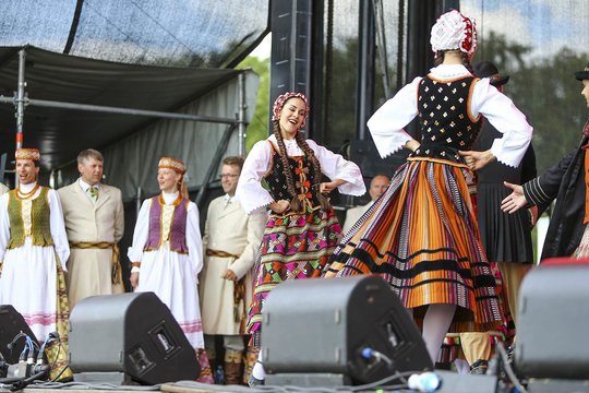 1941 m. įvyko valstybinio dainų ir šokių ansamblio „Lietuva“ pirmasis koncertas.<br>G.Šiupario nuotr.